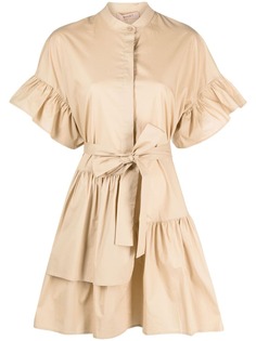 Twin-Set платье асимметричного кроя с оборками