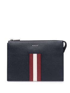 Bally большой клатч из зернистой кожи