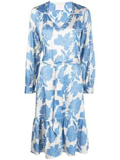 IVI платье миди с цветочным принтом