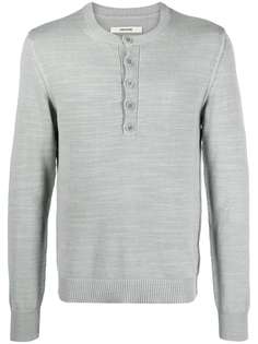 Zadig&Voltaire джемпер Tunis с отделкой в рубчик