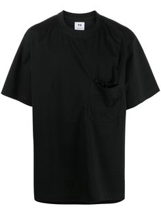 Y-3 футболка оверсайз с карманом