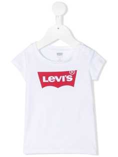 Levis Kids платье-футболка с короткими рукавами и логотипом