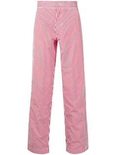Comme Des Garçons Shirt брюки в полоску