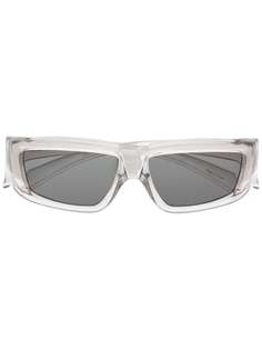Rick Owens солнцезащитные очки в прозрачной оправе