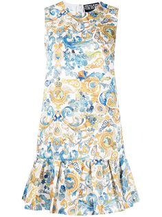 Versace Jeans Couture платье без рукавов с принтом Barocco