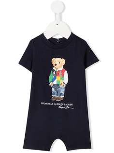 Ralph Lauren Kids ромпер с принтом Polo Bear