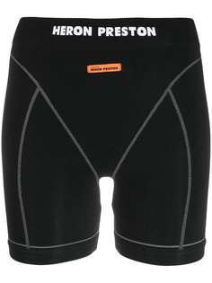 Heron Preston облегающие шорты с логотипом