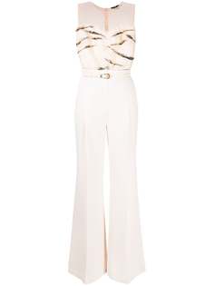 Elisabetta Franchi комбинезон с тюлем