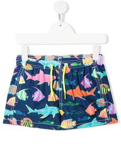 Mc2 Saint Barth Kids плавки-шорты South Sea с принтом