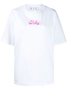 Off-White футболка с логотипом