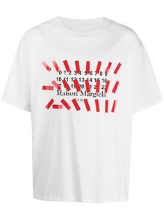 Maison Margiela футболка оверсайз с логотипом