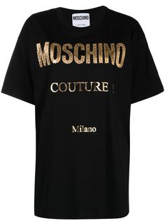 Moschino футболка с надписью