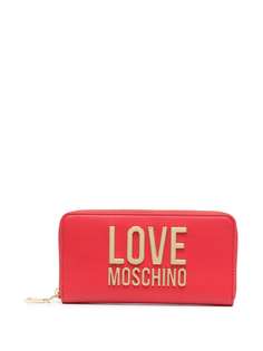 Love Moschino кошелек из зернистой искусственной кожи с логотипом