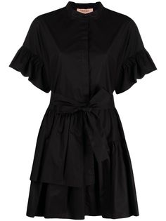 TWINSET платье-рубашка с завязками