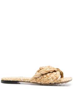 Bottega Veneta сандалии Stretch с плетением Intrecciato
