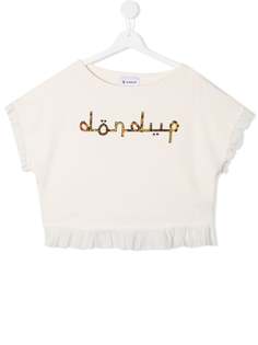 DONDUP KIDS укороченный топ с логотипом