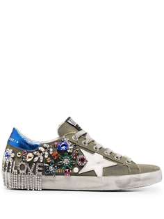 Golden Goose кеды Super-Star с аппликацией