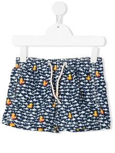 MC2 Saint Barth Kids плавки-шорты с принтом