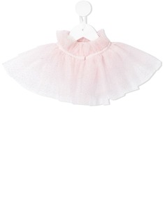 Tutu Du Monde кейп с оборками и вышивкой