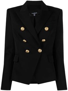 Balmain двубортный блейзер