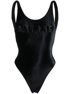 Balmain купальник с логотипом