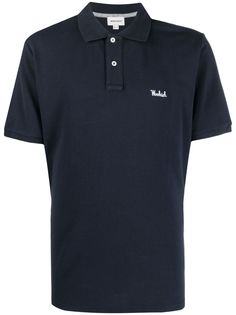 Woolrich рубашка поло с вышитым логотипом