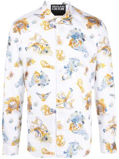 Versace Jeans Couture рубашка с принтом Barocco