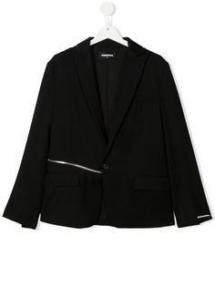 Dsquared2 Kids пиджак строгого кроя с молнией