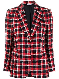 P.A.R.O.S.H. твидовый пиджак в клетку