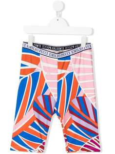 Emilio Pucci Junior шорты с принтом Sal