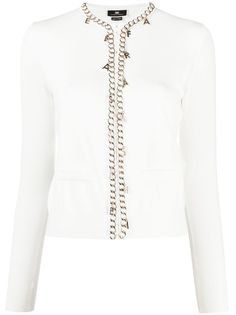 Elisabetta Franchi кардиган с цепочкой
