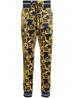 Versace Jeans Couture спортивные брюки с узором