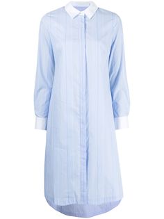Jonathan Simkhai Standard полосатое платье-рубашка Carla