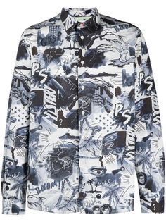 PAUL SMITH рубашка с принтом
