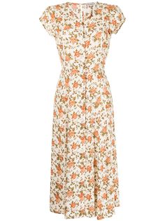Reformation платье Fauna с цветочным принтом