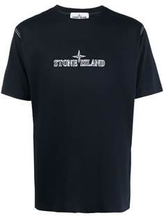 Stone Island футболка с круглым вырезом и логотипом