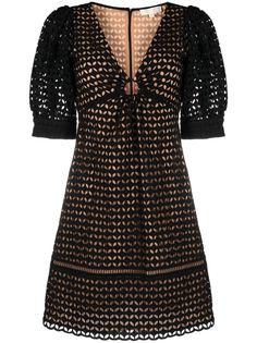 Michael Michael Kors платье с английской вышивкой