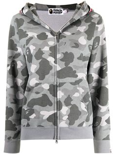 A BATHING APE® худи Camo Shark на молнии