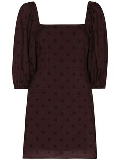 peony платье мини Raisin в горох