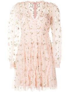 Needle & Thread платье Frieda с цветочной вышивкой