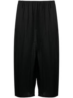 Ann Demeulemeester кюлоты с эластичным поясом