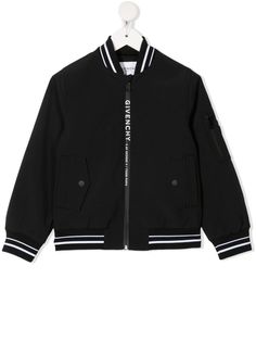 Givenchy Kids бомбер с логотипом