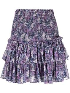 Isabel Marant Étoile ярусная мини-юбка со сборками