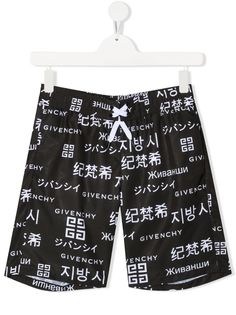 Givenchy Kids плавки-шорты с логотипом