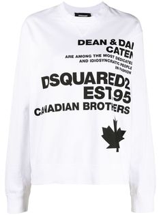 Dsquared2 толстовка с надписью