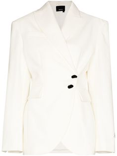 ANOUKI однобортный блейзер асимметричного кроя