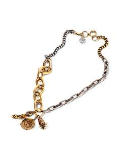 Alexander McQueen колье в двух тонах