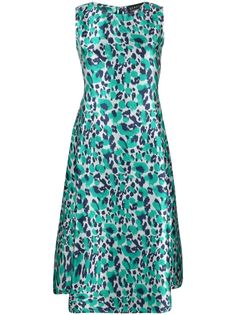 Gianluca Capannolo платье миди с леопардовым принтом