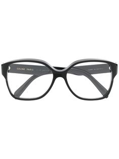 Celine Eyewear очки в квадратной оправе с логотипом