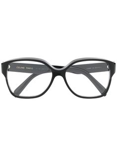 Celine Eyewear очки в квадратной оправе с логотипом